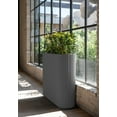 thumbnail image 2 of Veradek Demi Series Span 36" Plastic-Stone Planter - (Grey), 2 of 11