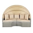 thumbnail image 3 of Functional adjustable table feature - Serve snacks, hold drinks and support books effortlessly with the daybed, 3 of 7
