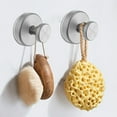 thumbnail image 3 of Fiudx Ganchos con Ventosa, Perchas de Acero Inoxidable Sin Taladro, Fáciles de Instalar, con Gran Capacidad de Carga, Organizador para Toallas, Albornoces y Abrigos, para Uso Doméstico, Baño y Cocina, 3 of 5