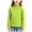 Green, variant on Taybagh Girls Long Sleeve Top with High Neck Solid Color Baby Girl Clothes Chic Shirt for Teens Base Everyday
