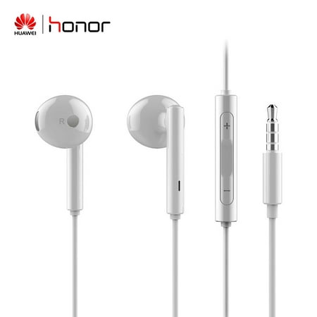 Original Honor Earphone AM115 Wired Half In-ear Headset 3.5mm Jack With Microphone Volume Control For  Mobile Phones Tablet