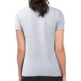 thumbnail image 2 of Women's G-III 4Her by Carl Banks  Heather Gray Cincinnati Reds Super-Slim Fit Lightweight Shadow Logo Graphic T-Shirt, 2 of 3