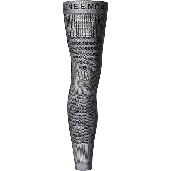 Compression Leg Sleeve - Long Knee Sleeve, Ultra-thin Leg Sleeve with Graphene Ions Infused Fabric for Knee Pain Relief, Swelling, Arthritis, Poor Circulation, Runner, Sports - FSA/HSA Approved