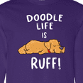 thumbnail image 4 of Inktastic Doodle Life is Ruff Golden Doodle Long Sleeve T-Shirt, 4 of 5