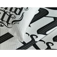 thumbnail image 4 of Ambesonne Rock Music Quilted Bedspread Set 3 Pcs, Vintage Rock 'n' Roll, King Size, Black Dimgrey, 4 of 5