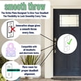 thumbnail image 2 of Adjustable Strike Plate for Exterior Doors - Large Hole for Deadbolts and Electronic Locks - Home and Rental Security Strike Plate - Smooth Lock Every Time - Property Managers Favorite - 1 x 2.25 in, 2 of 5