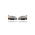 thumbnail image 1 of Headlight Assembly - Cooling Direct Fit/For 13-15 Nissan Sentra - Halogen With LED Accent, Left Driver + Right Passenger Set Pair Both, CAPA Certified, 1 of 2