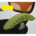 thumbnail image 6 of 2pcs Soft Chair Arm Rest Covers Stretchable Office Chair Armrest Slipcovers - Green, 6 of 7