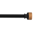 thumbnail image 2 of Bouclair Black Walnut Curtain Rod Set - Diameter 22/25 mm 36x66 in (91x168 cm), 2 of 2