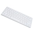 thumbnail image 1 of Clavier Bilingue Super Mince Sans Fil Confortable pour PC Ordinateur Portable Tablette Design Ergonomique Argent, 1 of 7