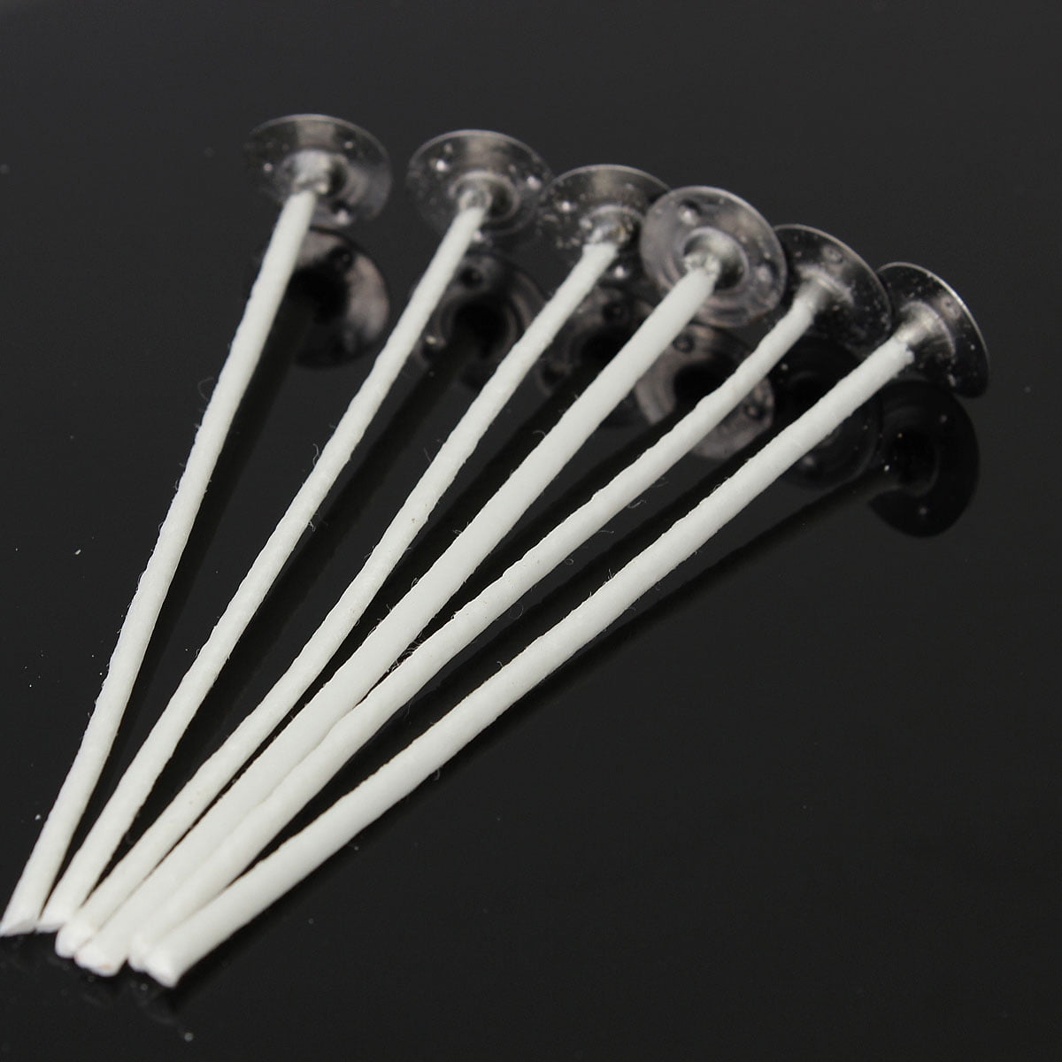 100Pcs 10cm 100mm Long Pre Waxed Candle Wicks for Candle Making With