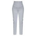 thumbnail image 2 of BOOMILK Dress Pants for Women Plus Size High Waisted Stretch Work Casual Business Straight Trouser With Pocket Gray, 2 of 4