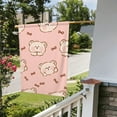 thumbnail image 4 of XMXY Cartoon Bears Pattern Garden Flags Double Sided,Farmhouse Holiday Yard Outdoor Sign Decor Flag, 28"x40" inch, 4 of 8