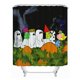 thumbnail image 1 of Cortina de ducha, cortina de ducha de Halloween, cortina de ducha de baño de Halloween con ganchos de 71 pulgadas de ancho x 71 de alto, decoración de Halloween, cortina de partición impermeable para, 1 of 4