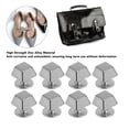 thumbnail image 4 of Trapezoid Rivet 8mm Zinc Alloy Decorative Rivets Set 30 Sets Screws Handbags Shoes Clothing, 4 of 7