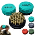 thumbnail image 4 of Mini Ammo Storage Boxes for .22LR Ammunition – Compact Durable Ammo Case with Screw-On Lid, Portable Pocket Size - Pack of 1 (Mint Green), 4 of 7