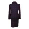 thumbnail image 2 of Vestido George para Mujer, Cuello Ruso Manga Larga Vino Talla EG, 2 of 4