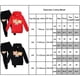 thumbnail image 2 of Conjunto de sudaderas con capucha y pantalones deportivos para niños y niñas - negro 150 cm, 2 of 3