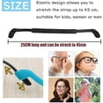 thumbnail image 3 of KONTONTY 2 Pcs Glasses Band Strap Sports Adjustable Length Silicone for Daily Use, 3 of 8