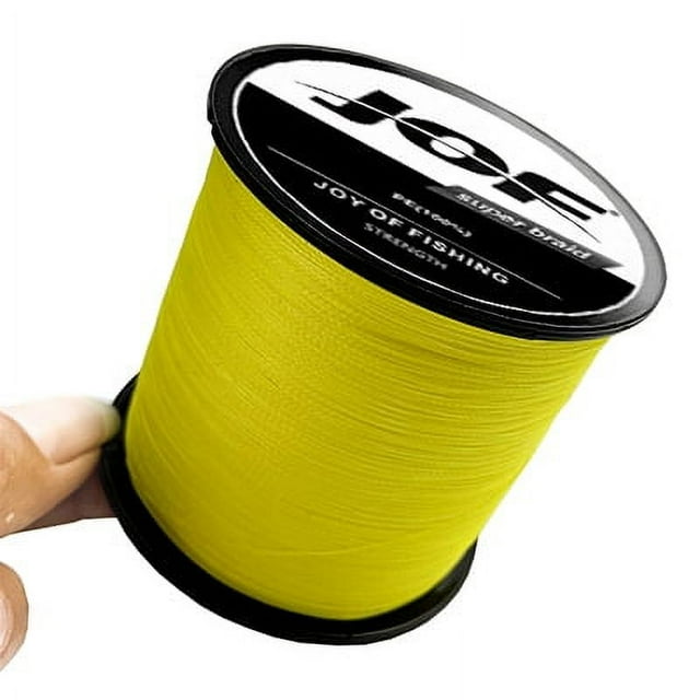 100M 8 Braid Pe Braided Fly Carp Fishing Line Lure Reel Multifilament Sea Boat Rod Accessories for Trolling Big Thread Goods Yellow 100M-0.14MM-18LB