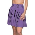 thumbnail image 5 of Effete Feline Claw Marks Scratch Women Skater Skirt (AOP), 5 of 7