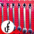 thumbnail image 2 of 30 Pcs Crochets pour Panneau Perforé de Garage Cintres pour Panneau Perforé Crochets pour Panneau Perforé pour Outils Suspendus, 2 of 5