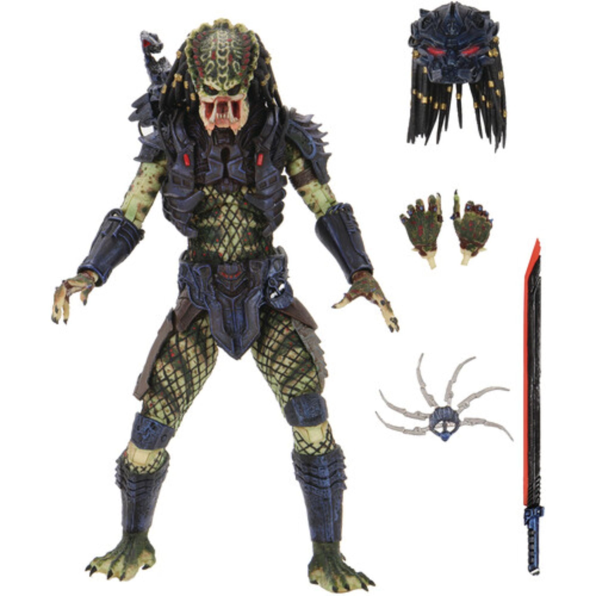 Predator 30th Anniversary Jungle Hunter Unmasked Action Figure Model Statue Toy 