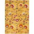 thumbnail image 3 of Nourison Allur Floral Yellow Multicolor 4' x 6' Area Rug, (4x6), 3 of 9