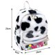thumbnail image 3 of Bolsa Mochila linda de felpa con cremallera de perlas, patrón de amor, mochila pequeña para viajes (negro) Ehuebsd Para Estrenar, 3 of 5