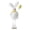 White, variant on Standing Easter Bunny Set, Long Legs Rabbit Figurines for Home Office Table Shelf Decorations (Yellow, 10.6 inch)
