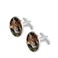 thumbnail image 2 of Leopard Premium Stainless Steel Cufflink Sets for Men - Ideal for Dress Shirts and Formal Events, 2 of 6
