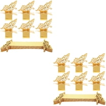 100 pcs Napkin Holders Festival Butterflies Napkin Rings Dining Table Serviette Ring