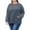 Navy, variant on ZyeKqe Womens Corduroy Sweatshirts Crew Neck Oversized Pullover Tops Plus Size Long Sleeve Warm Fall Shirts