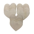 thumbnail image 2 of 4" Wooden Hearts by Make Market – Unfinished Poplar Plywood Craft Shapes - Laser Cut & Sanded - 12 Pack, 2 of 3