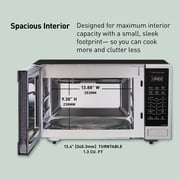 Panasonic NN-SU696S 1.3 Cu. Ft. 1100W Countertop Microwave Oven Genius Sensor, Stainless Steel