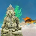 thumbnail image 2 of Decoración de paisajismo de acuario de resina de , estatua de de meditación de de , refugio de manualidades de Yuyangstore paisaje del acuario, 2 of 8
