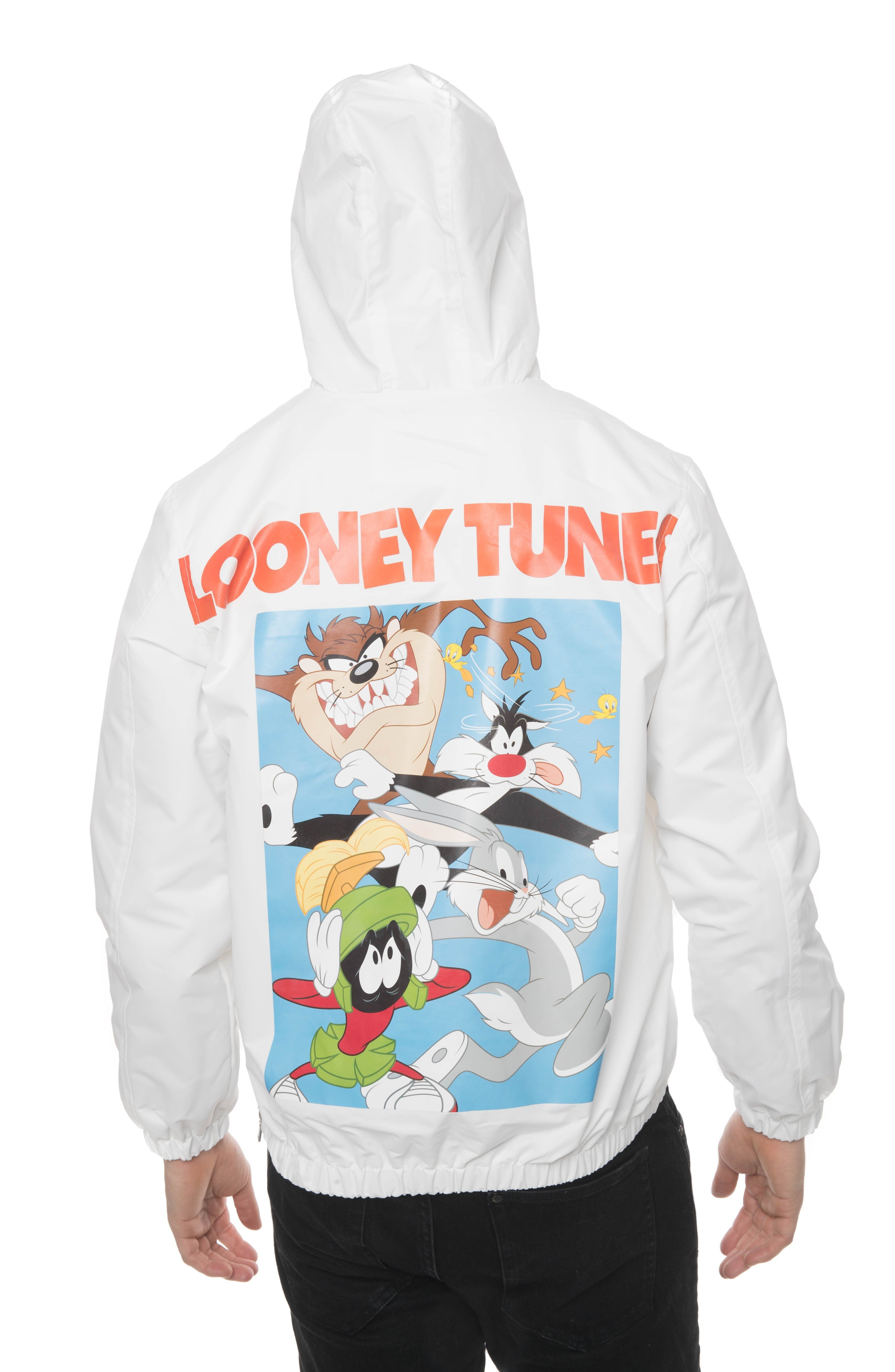 Members Only Official Mens Looney Tunes Collab Popover Jacket