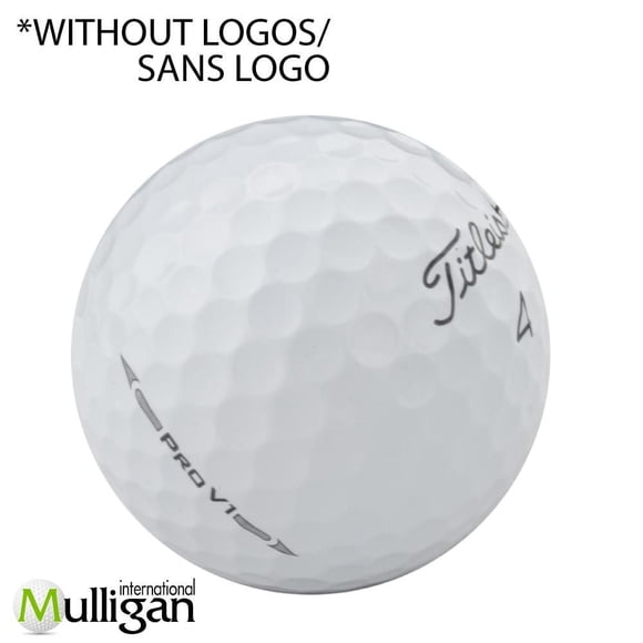 Mulligan - 48 balles de golf récupérées Titleist Pro V1 générations antérieurs 5A Pristine, Blanc