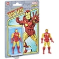 thumbnail image 1 of Marvel Hasbro Legends Series 3,75 pulgadas Retro 375 colección Capitán América Iron Man Black Panther figura de acción juguete F2652 zhangmengya  LED, 1 of 2