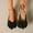 #243-Black, variant on Women's Fashion Casual Sandals – Breathable Bow Pointed-Toe Slip-On with Soft Flat Sole Versatile Plus Size Summer Footwear