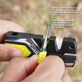 thumbnail image 5 of SHARPAL 101N-G Afilador de cuchillos de bolsillo para cocina, herramienta de supervivencia para acampar con 2 encendedores de fuego, varilla ferro, silbato y varilla de afilar de diamante para hoja re, 5 of 5