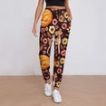 thumbnail image 2 of Women's Sweatpants, Woodland Creatures Floral Baggy Sweatpants Joggers for Women, Fall Outfits for Women 2024 Lounge Yoga Athletic Workout Pants with Pockets, 2 of 7