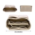 thumbnail image 3 of Bradem Handbag Organizer Insert&nbsp;- with Inner Pockets, Bag Shaper for Purse, 3 of 3