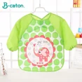 thumbnail image 2 of Baby Bibs Burp Clothes Waterproof Dining Long Sleeve Apron Children Feeding Smock Burp Infant Toddler Clothes Reverse Dressing, 2 of 6