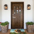 thumbnail image 2 of Daiia Happy Dog In Flower Field Front Door Mat, Heavy Duty Durable Welcome Mat for Outdoor Indoor, Dirt Trapper Waterproof Super Absorbent Door Mat, 16" x 24", 2 of 9
