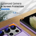 thumbnail image 4 of REQO for Samsung Galax S23 Ultra Case,S23 Ultra Case,with HD Screen Protector [Military Grade Drop Tested] Heavy-Duty Tough Rugged Shockproof Protective Case for Galax S23 Ultra, Purple, 4 of 6