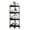 Black, variant on Triangular Corner Storage Rack with Wheels, Bathroom and Kitchen Organizer, Multi-Layer Rolling Storage Shelf for Small Spaces, Metal Corner Cabinet M