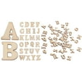 thumbnail image 5 of 400pcs Wood Letters Decorations Wooden Wall Alphabet Letters Wooden Letters for Crafts, 5 of 5