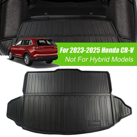 Cargo Liner fit 2023-2024 Honda CR-V All Weather Rear Trunk Cover Cargo Tray Floor Mat for Honda CR-V 2023 2024 Rear Trunk Accessory , Black