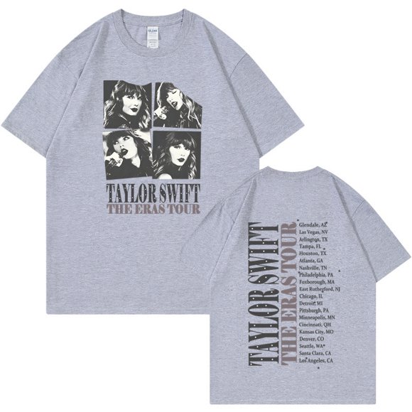 2024TaylorSwift Round Neck T-Shirt Printed Men's And Women's Short Sleeves-Youyoupin